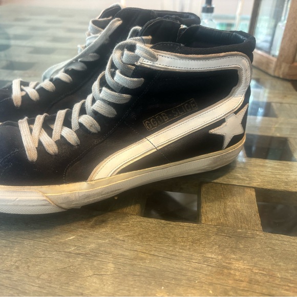 Golden Goose Denim High tops worn only once size 8 womens or men’s 6 - Picture 6 of 6